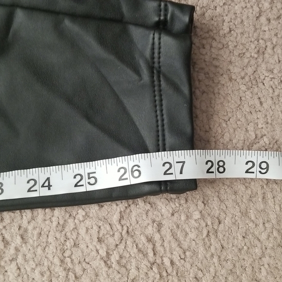 Threadsence Women's Faux Leather Leggings - Picture 10 of 16